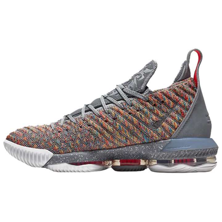 Nike Nike Lebron 16 'Multi Color' James Cushioning Slip Resistant Abrasion Resistant Mid top Performance Basketball Shoes