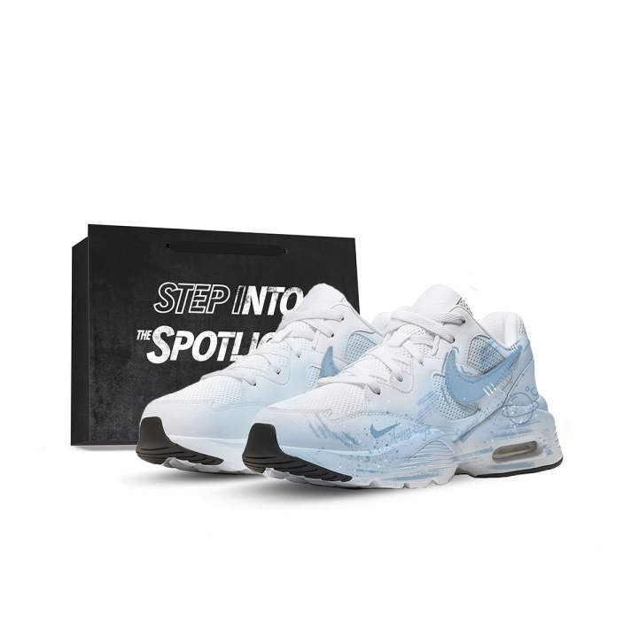 Nike Nike Air Max Fusion Running Shoes Men's Low Top White/Blue