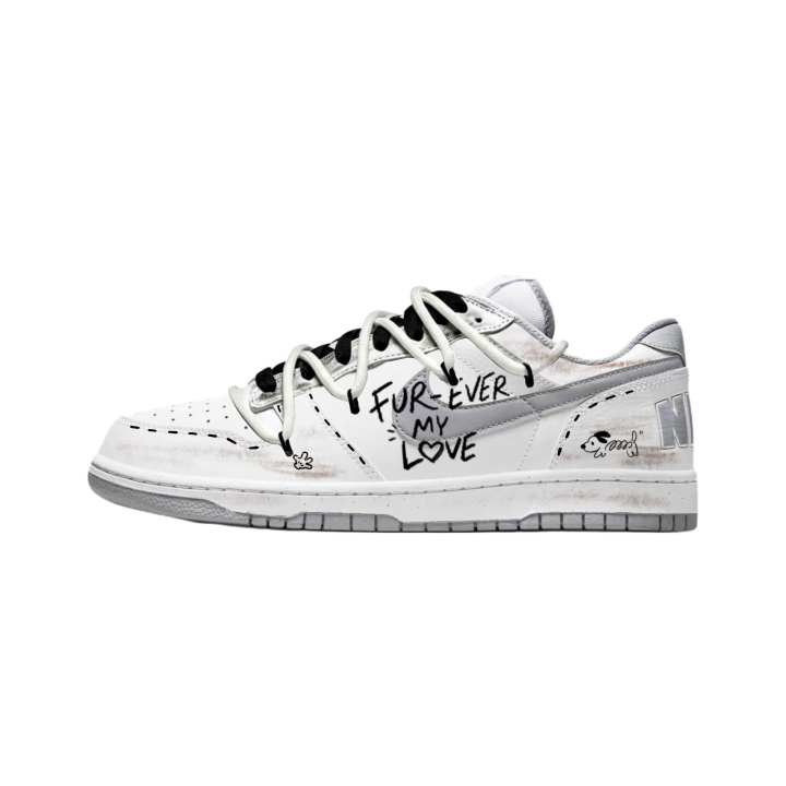 Nike Nike Big Skateboard Shoes Men's Low Top Gray