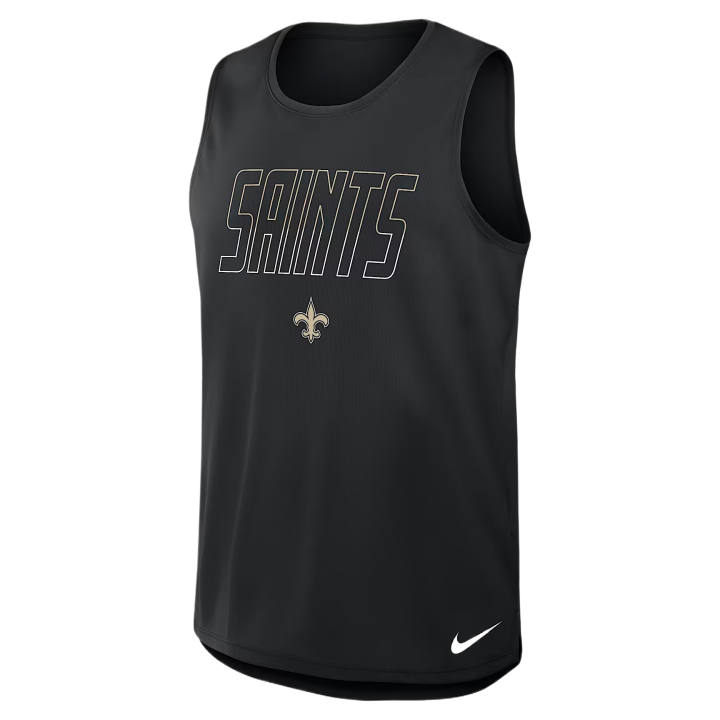 Nike Nike NFL Tank Tops Men's Black Crew Neck Moderate