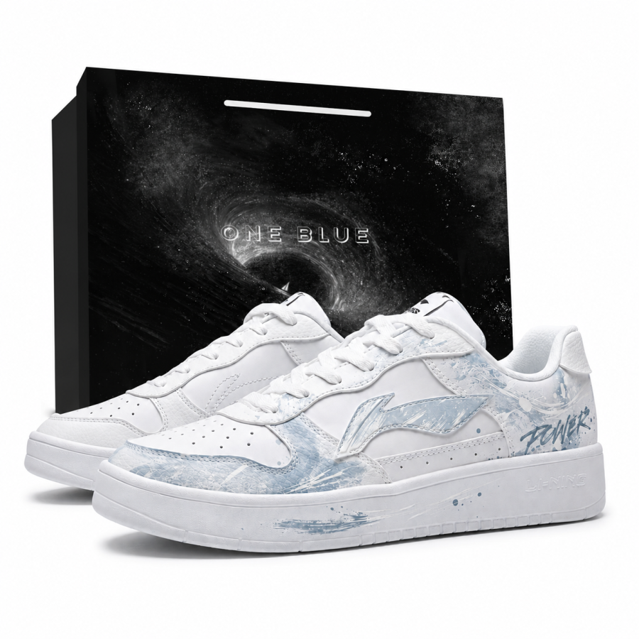 Li-Ning Li Ning Floating Boat Skateboard Shoes Men's Low Top White