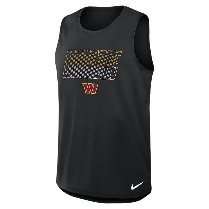 Nike Nike NFL Tank Tops Men's Black Crew Neck Moderate