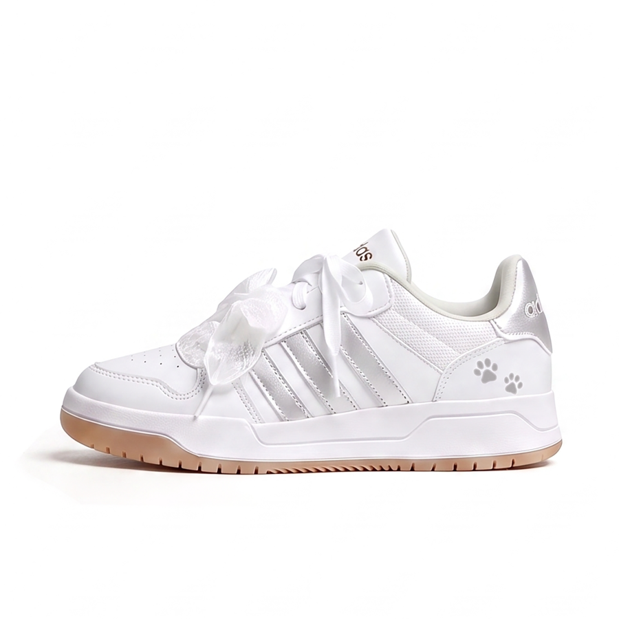 Adidas Adidas ENTRAP Skateboard Shoes Unisex Low Top White/Silver
