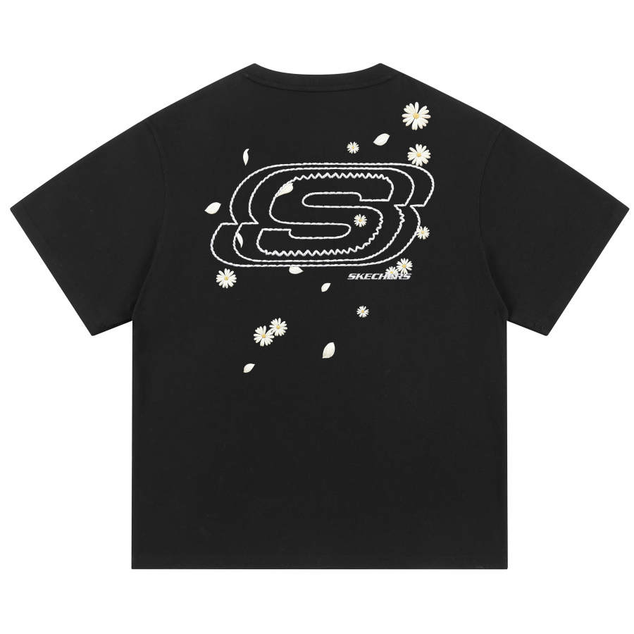 Skechers T Shirts Unisex Crew Neck Moderate Straight Fit