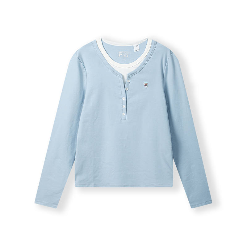 FILA T Shirts Women's Alice Blue Moderate