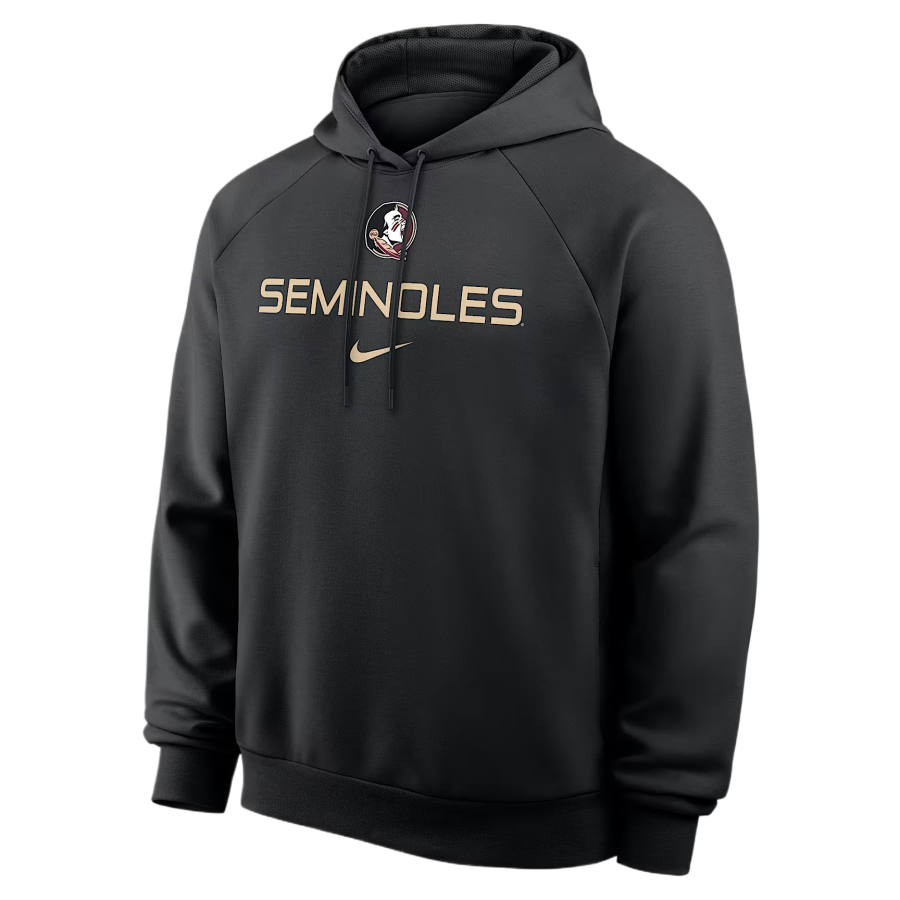 Nike Nike Dri Fit College Sweatshirts Men's Black Hooded Non Detachable Moderate