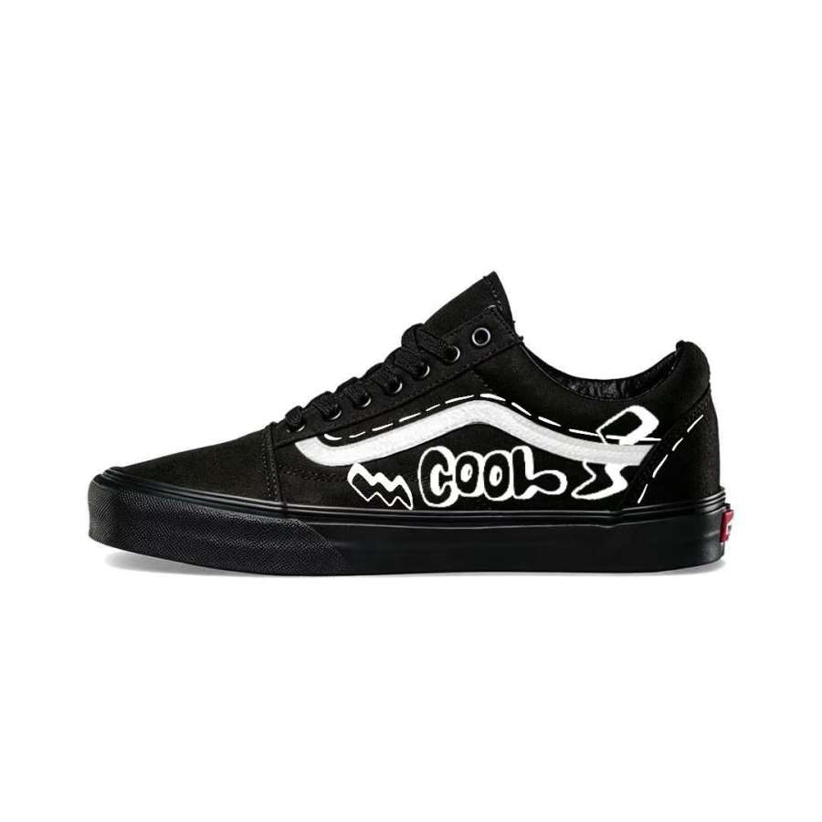 Vans Skateboard Shoes Unisex Low Top Black