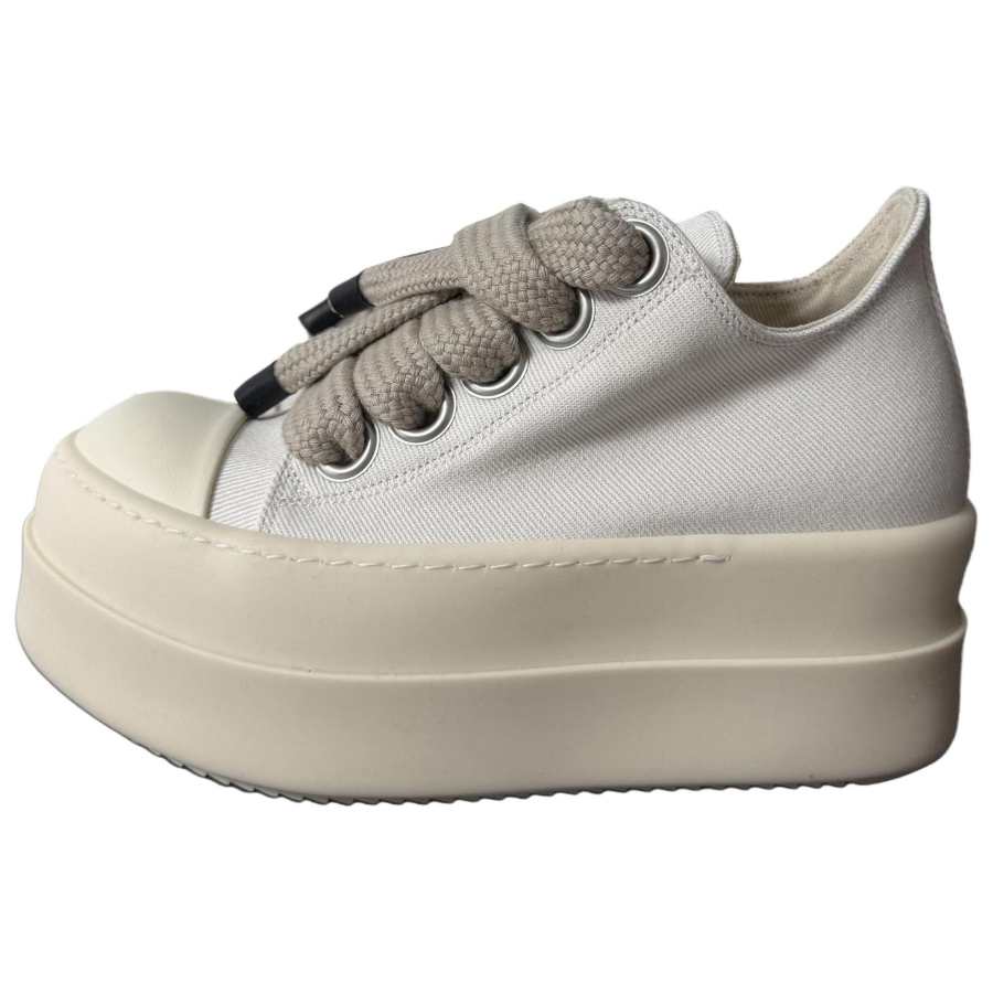 RICK OWENS Canvas Shoes Women's Low Top White