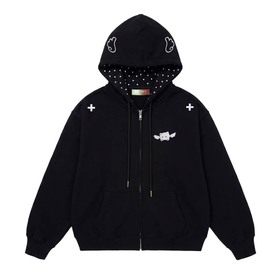 NSTNEW START Jackets Women's Black Hooded Non Detachable Moderate Other