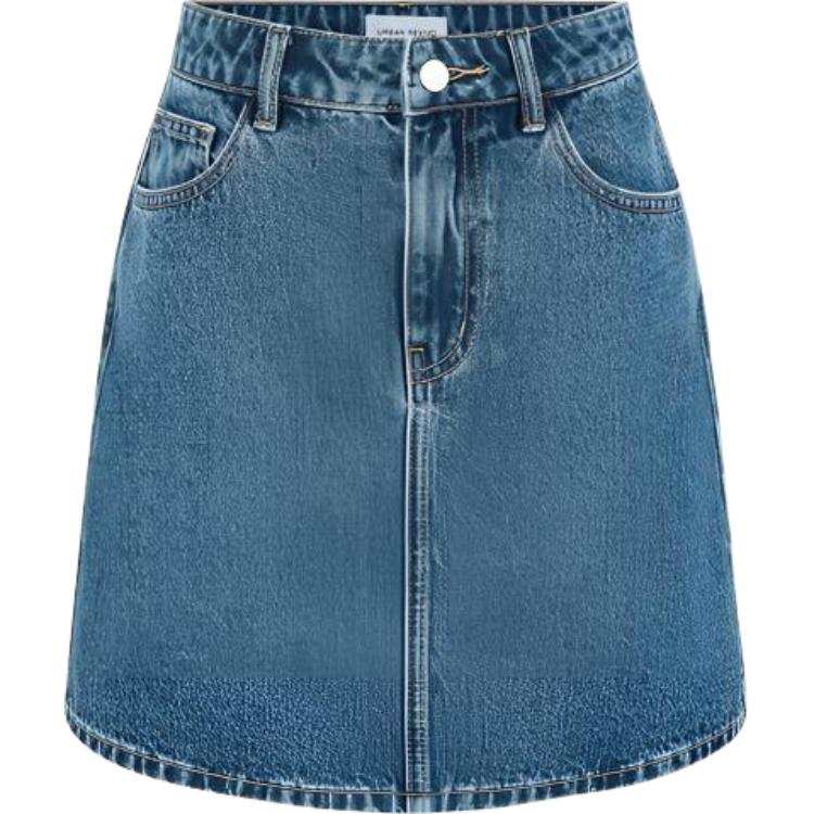 URBAN REVIVO Denim Short Skirts Women's