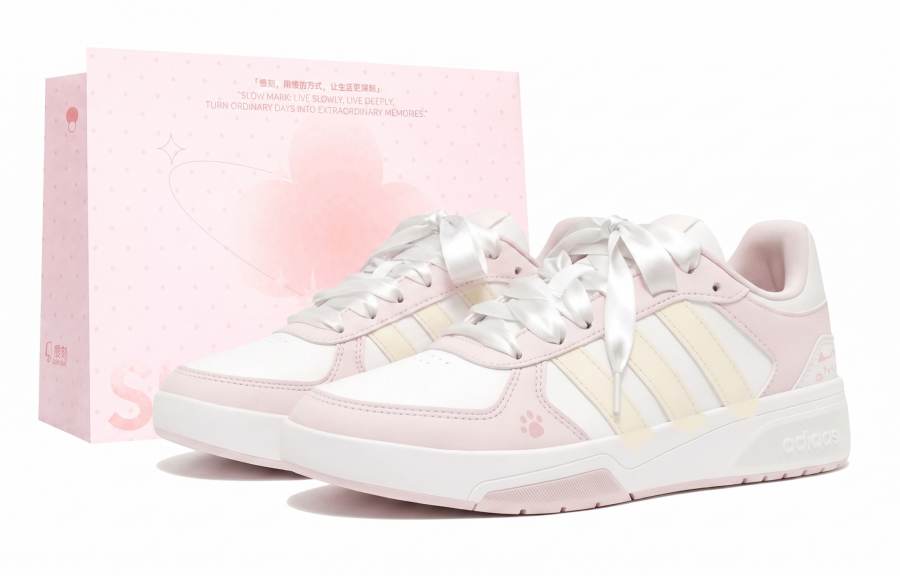 Adidas Adidas COURTBEAT Skateboard Shoes Women's Low Top White