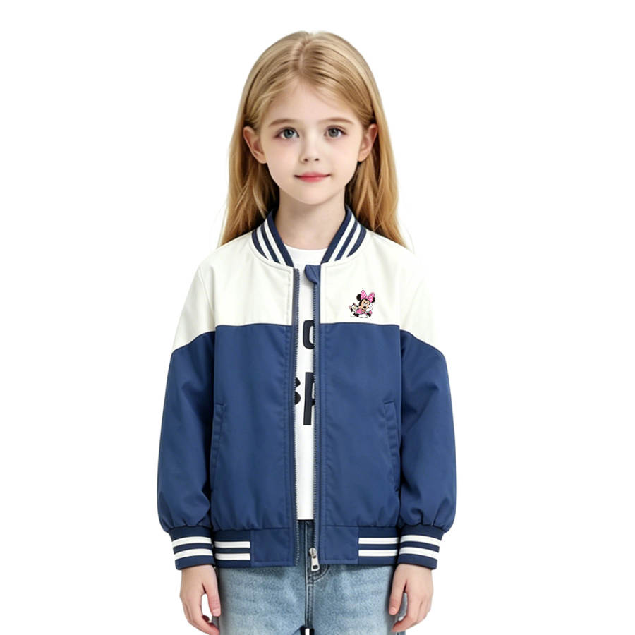Disney Grade School Jackets Crew Neck Moderate Stretch