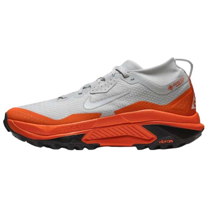 Nike Nike ACG Zegama Trail Running Shoes Unisex Light Silver/Safety Orange/Black/Peak White