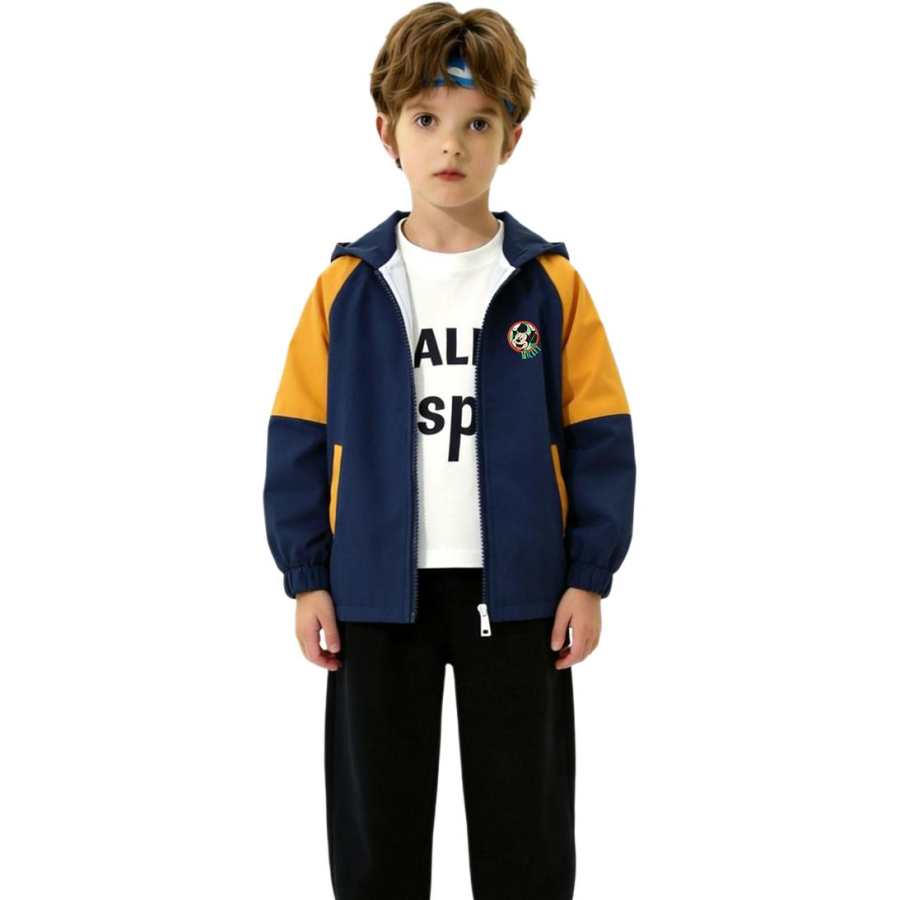 Disney Grade School Jackets Hooded Non Detachable Moderate Stretch