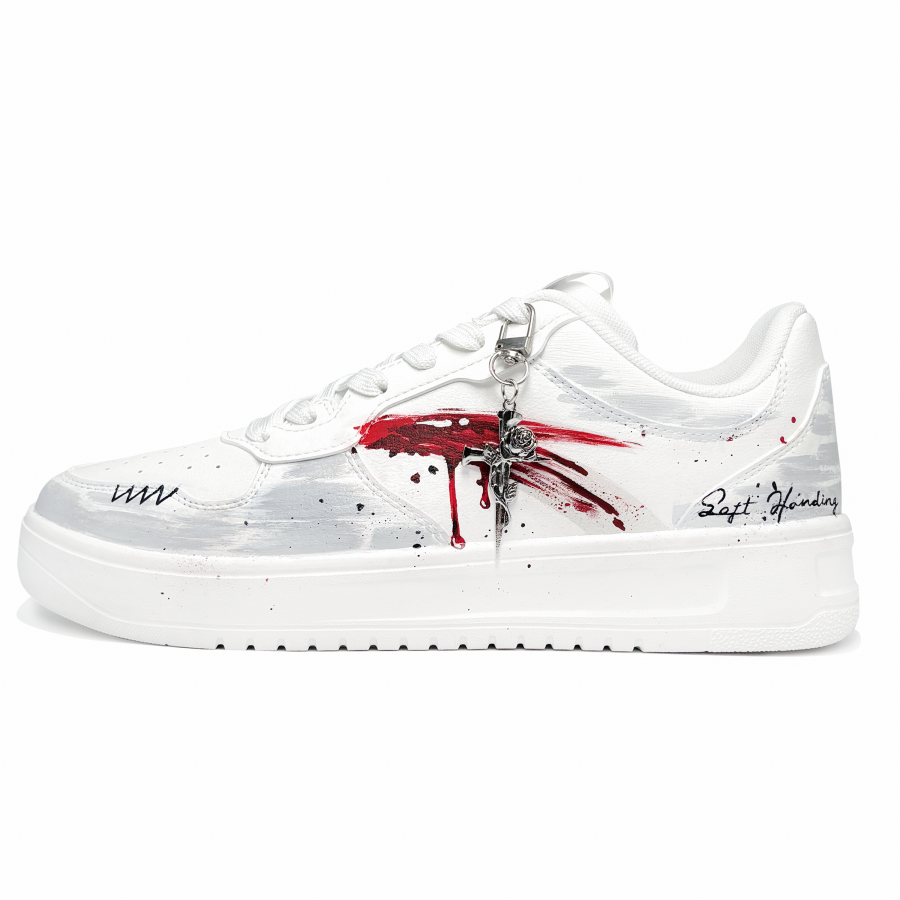 ANTA Skateboard Shoes Unisex Low Top White