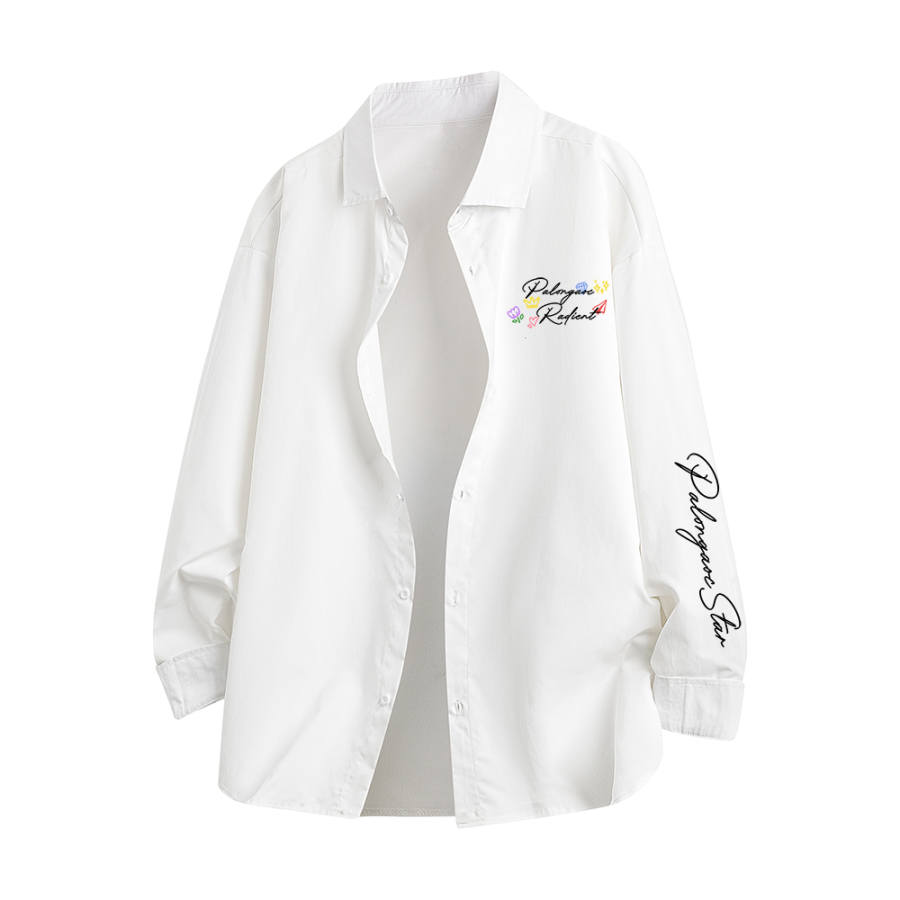 PAL ONGACO Shirts Unisex Lapel Moderate Straight Fit