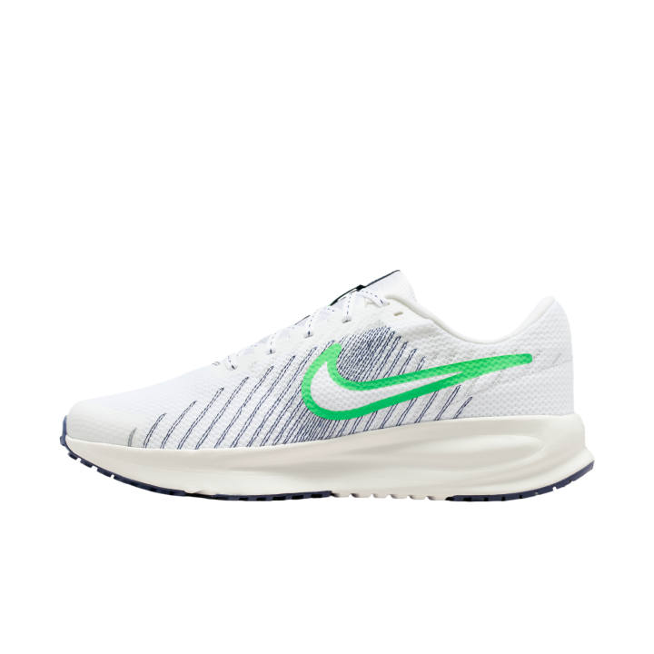 Nike Nike RUN DEFY Running Shoes Men's Low Top White/Midnight Blue/Light Smoke Gray/Spark Green