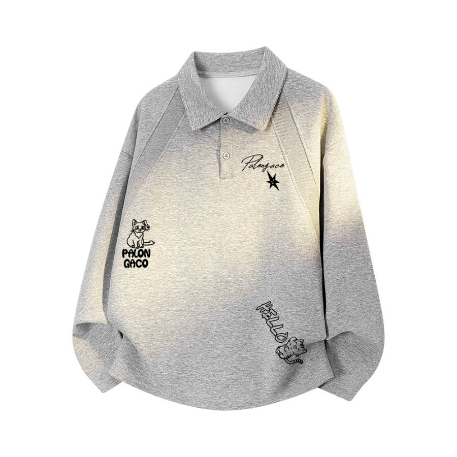 PAL ONGACO T Shirts Unisex Lapel Moderate Straight Fit