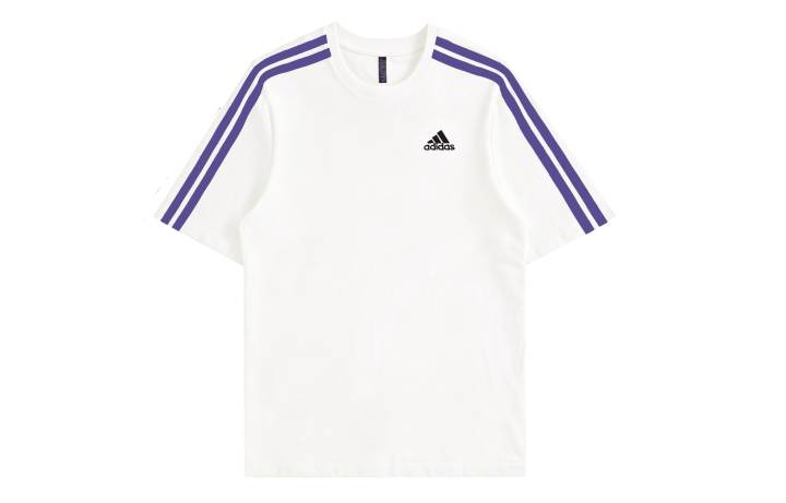 Adidas Adidas MUST HAVES T Shirts Unisex Ecru Crew Neck Thin