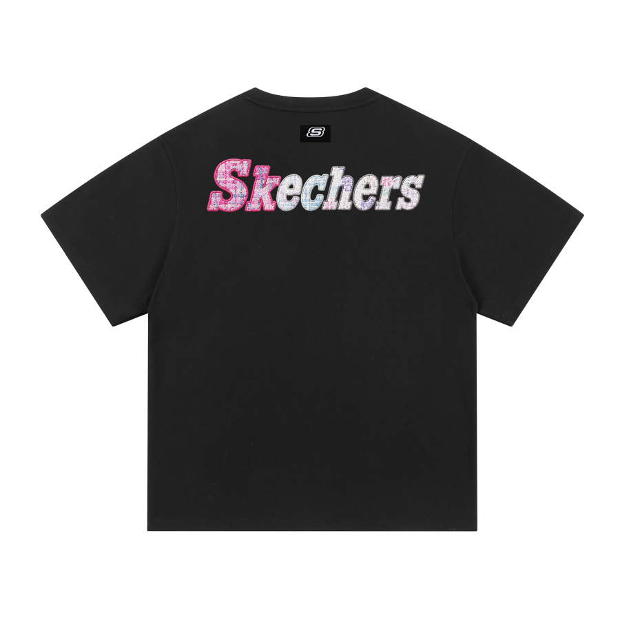 Skechers T Shirts Unisex Crew Neck Moderate Straight Fit