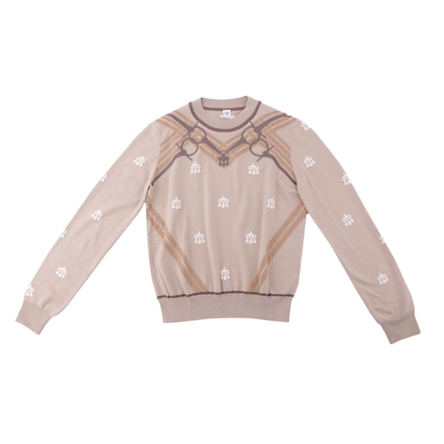 HERMES FW24 Sweater Women's Beige
