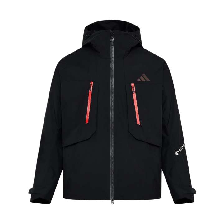 Adidas Adidas XPLORIC Jackets Unisex Black Hooded Non Detachable Moderate