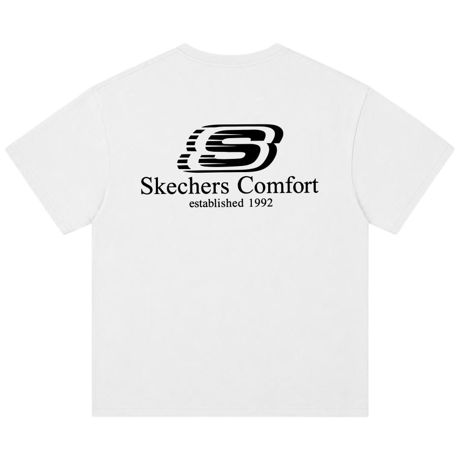 Skechers T Shirts Unisex Crew Neck Moderate Straight Fit