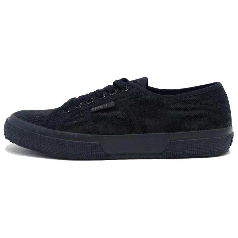 SUPERGA 2750 COTU Slip Resistant Abrasion Resistant Slip Resistant Low top Skateboard Shoes Unisex Black