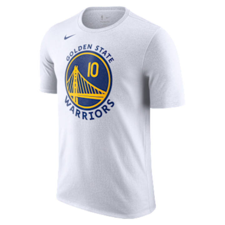 Nike Nike Golden State Warriors T Shirts Men's White Crew Neck Moderate