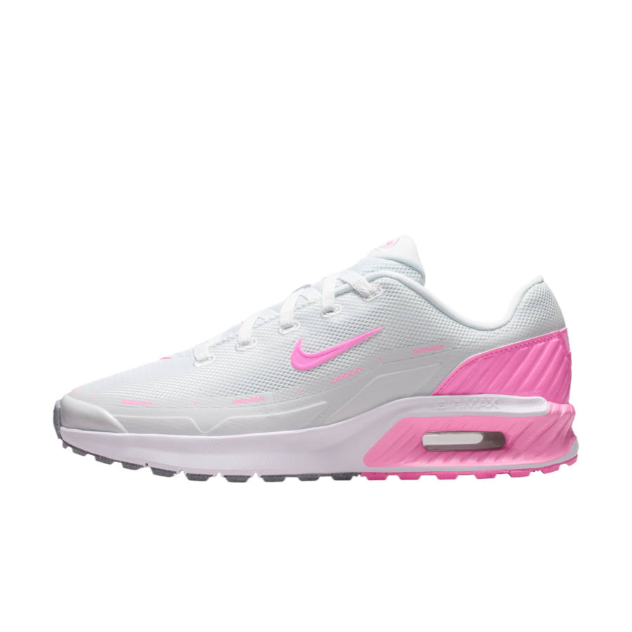 Nike Nike Air Max BIA Running Shoes Women's Low Top Ecru/White/Stealth Black/Enchanting Pink