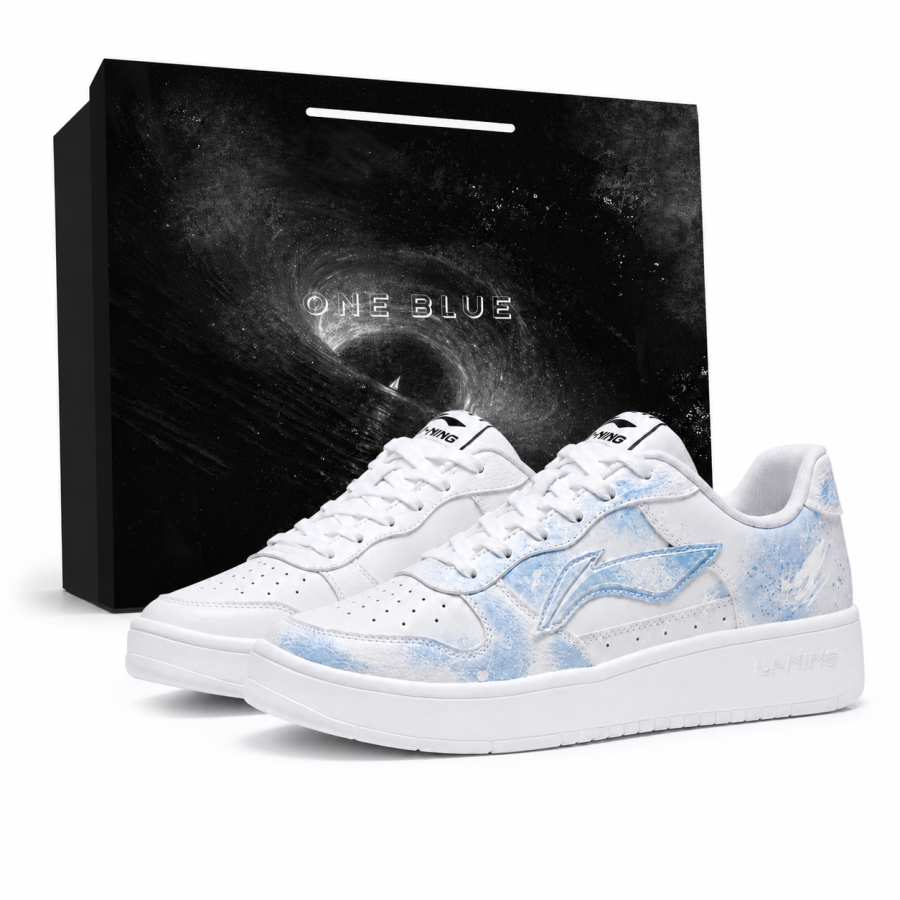 Li-Ning Li Ning Floating Boat Skateboard Shoes Men's Low Top White