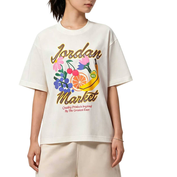 Jordan Jordan T Shirts Women's White Crew Neck