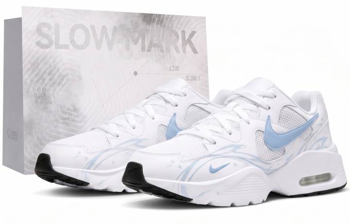 Nike Nike Air Max Fusion Running Shoes Men's Low Top Blue