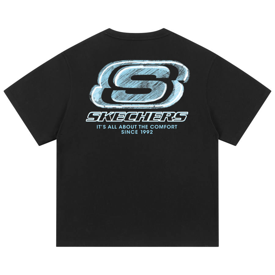 Skechers T Shirts Unisex Crew Neck Moderate Straight Fit