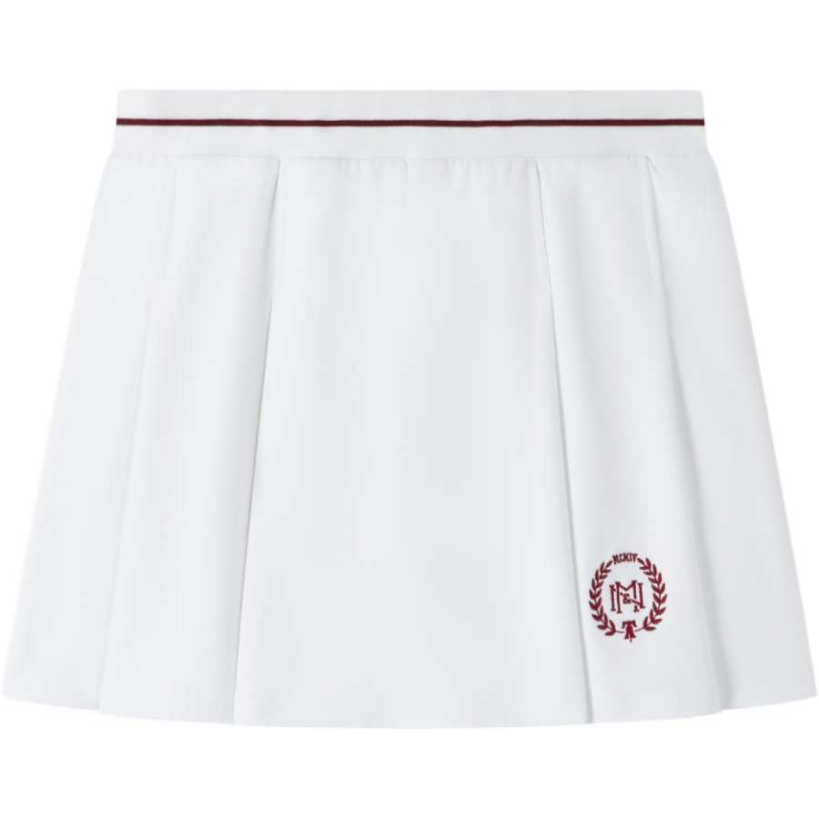 Mitchell Ness Casual Short Skirts Women's Ecru Moderate Short Skirt
