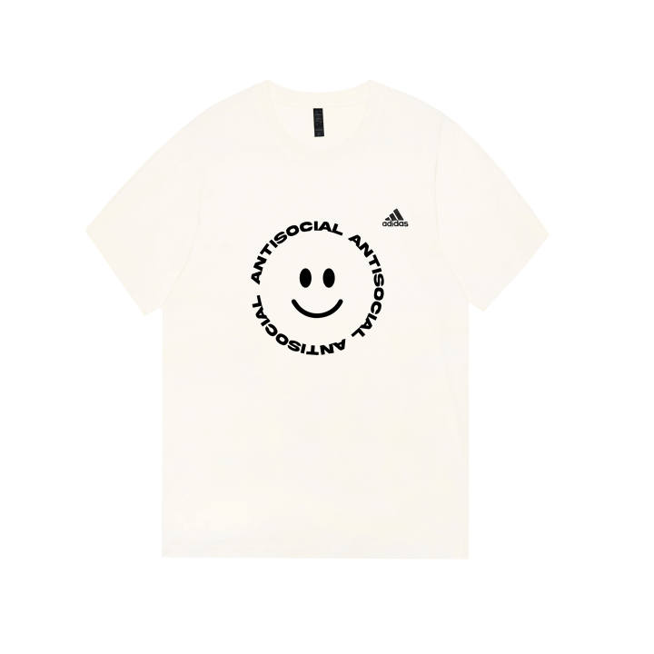 Adidas Adidas MUST HAVES T Shirts Unisex Ecru Crew Neck Moderate