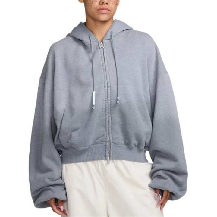 Nike Nike Sweatshirts Women's Gray Hooded Non Detachable Moderate