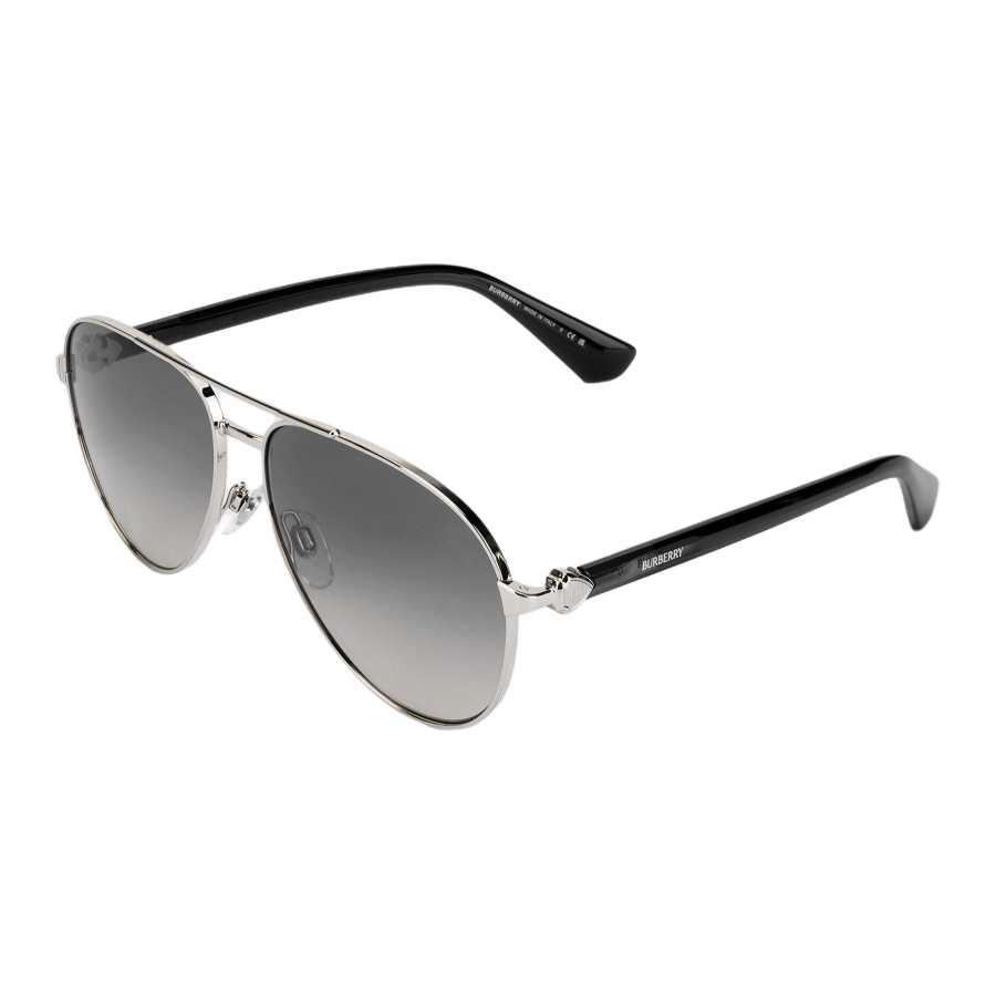 Burberry Burberry Aviator Sunglasses Unisex Silver