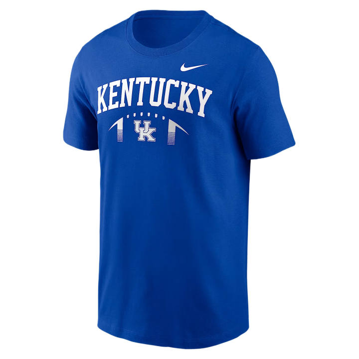 Nike Nike College T Shirts Men's Royal Crew Neck Moderate
