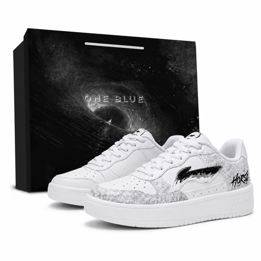 Li-Ning Li Ning Floating Boat Skateboard Shoes Men's Low Top White