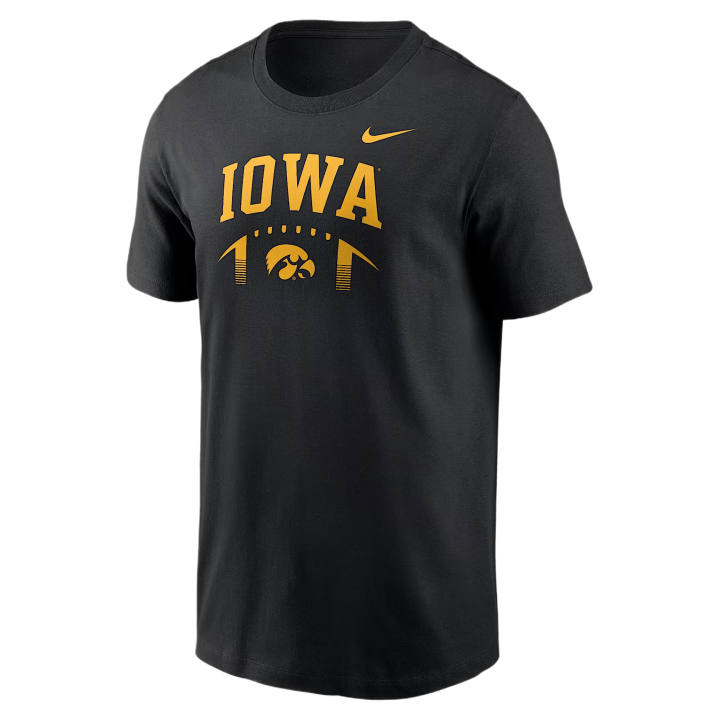 Nike Nike College T Shirts Men's Black Crew Neck Moderate