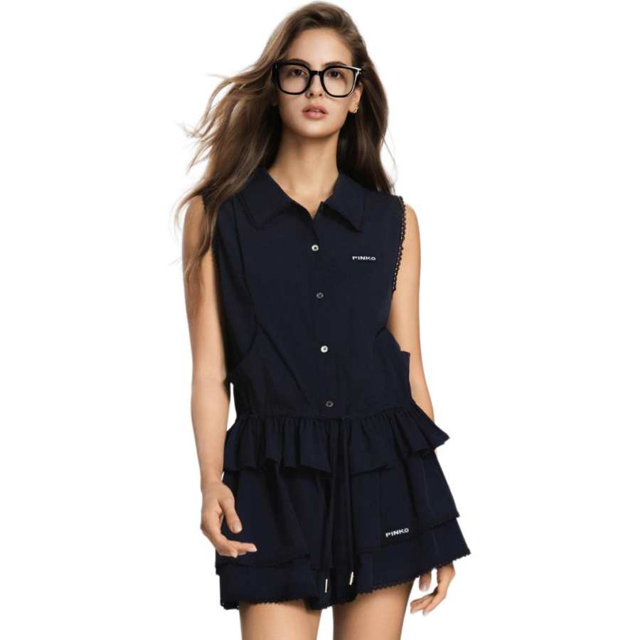 PINKO Vests Women's Indigo Moderate Nipped In Waist