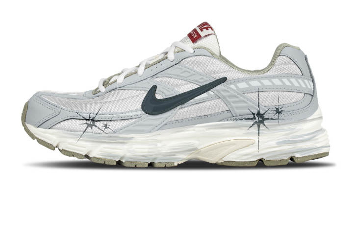 Nike Nike Initiator Running Shoes Men's Low Top Gray Blue White Red Colorway
