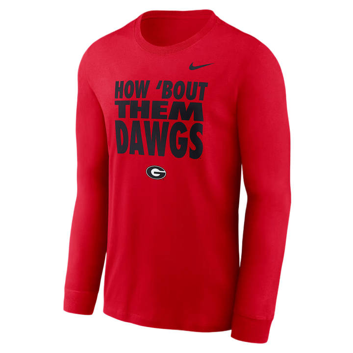 Nike Nike Dri Fit College T Shirts Men's University Red Crew Neck Moderate