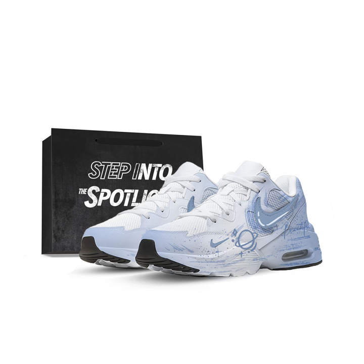 Nike Nike Air Max Fusion Running Shoes Men's Low Top White/Blue