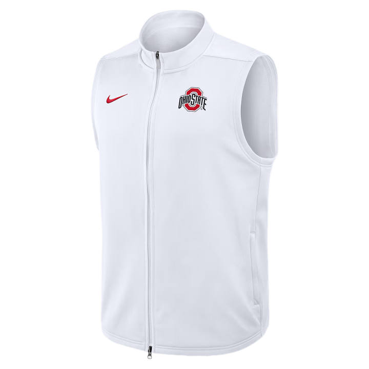 Nike Nike College Vests Men's White Stand Collar