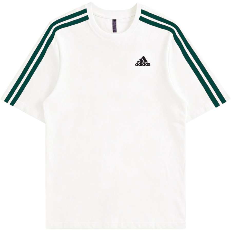 Adidas Adidas MUST HAVES T Shirts Unisex Ecru Crew Neck Moderate Straight Fit