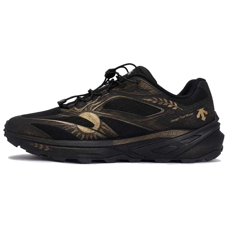 DESCENTE RUNNING Casual Shoes Men's Low Top Gold