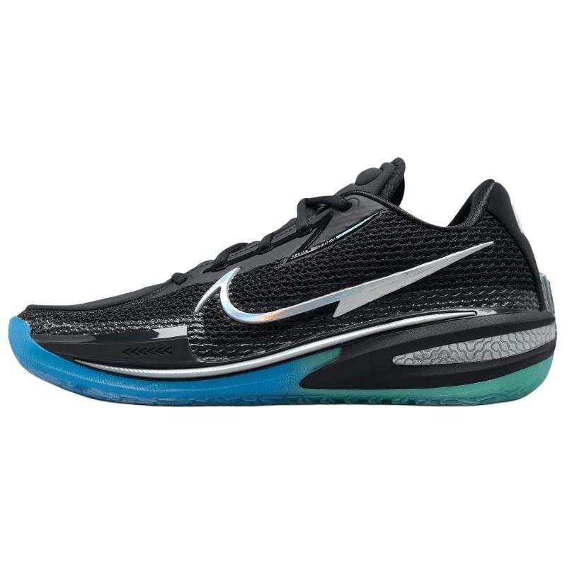 Nike Nike Air Zoom GT Cut Basketball Shoes Unisex Low Top Black/Neon Green/Fluorescent Blue