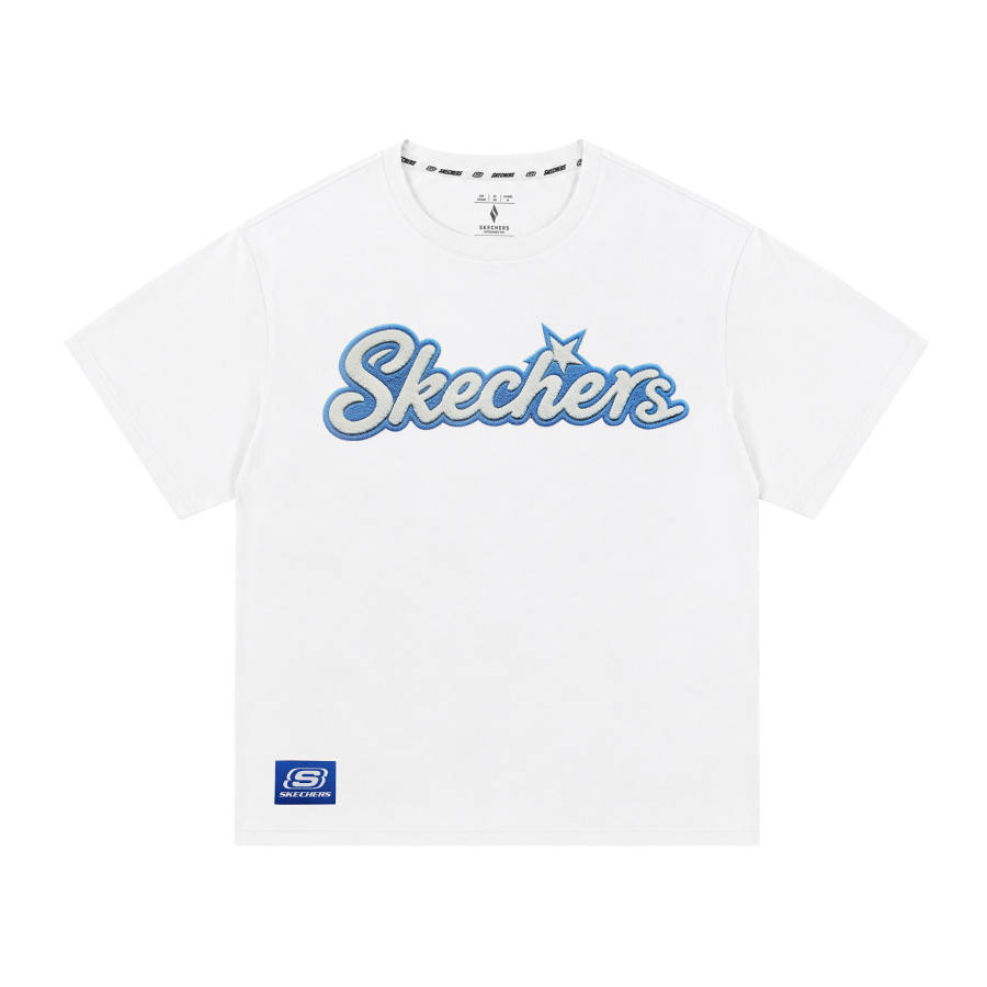 Skechers T Shirts Unisex Crew Neck Moderate Straight Fit